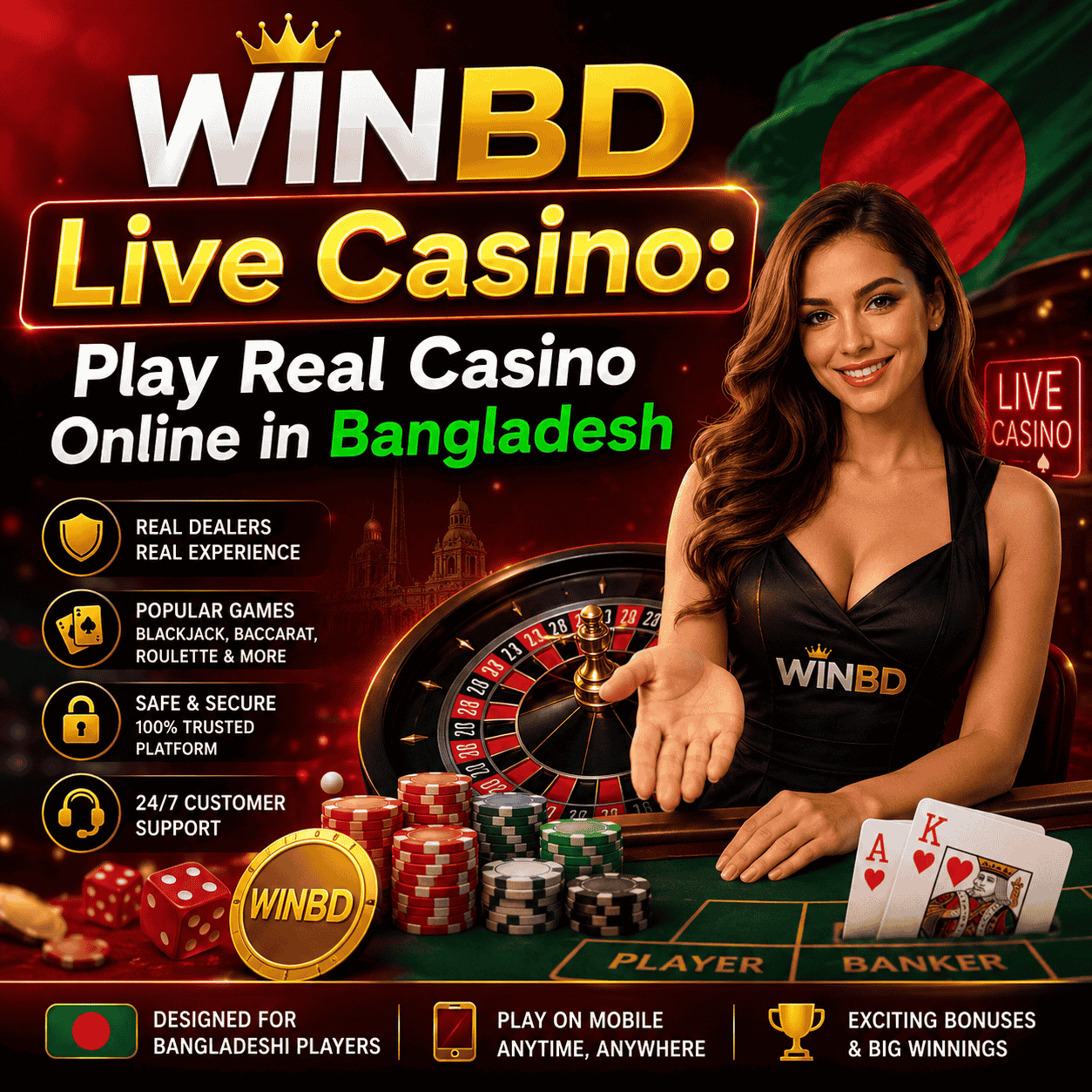 WINBD Live Casino Games in Bangladesh – Secure, Fast & Exciting Gameplay